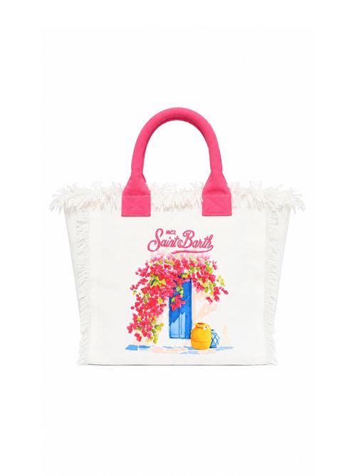 Borsa Vanity Panarea Habitué in canvas di cotone  Mc2 Saint Barth | VANI00108980L